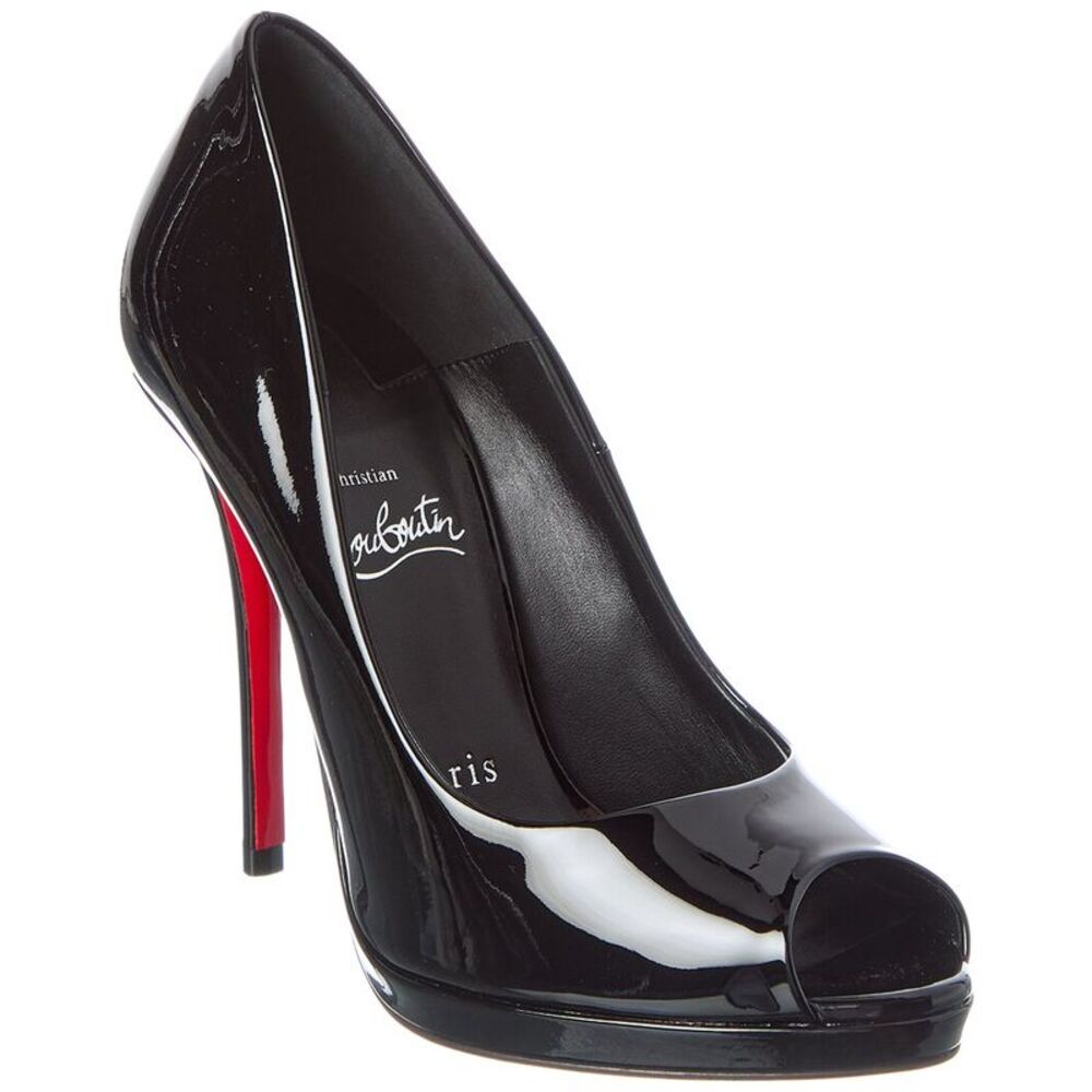 Christian Louboutin Lady Z 120 Patent Pump, Black